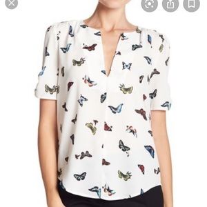 Joie silk butterfly blouse